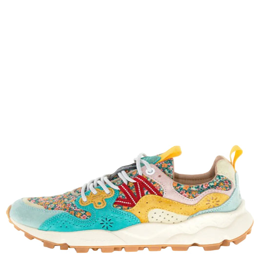 Flower Mountain W' Yamano 3 Suede/Nylon Light Green-Carabi-Zucca