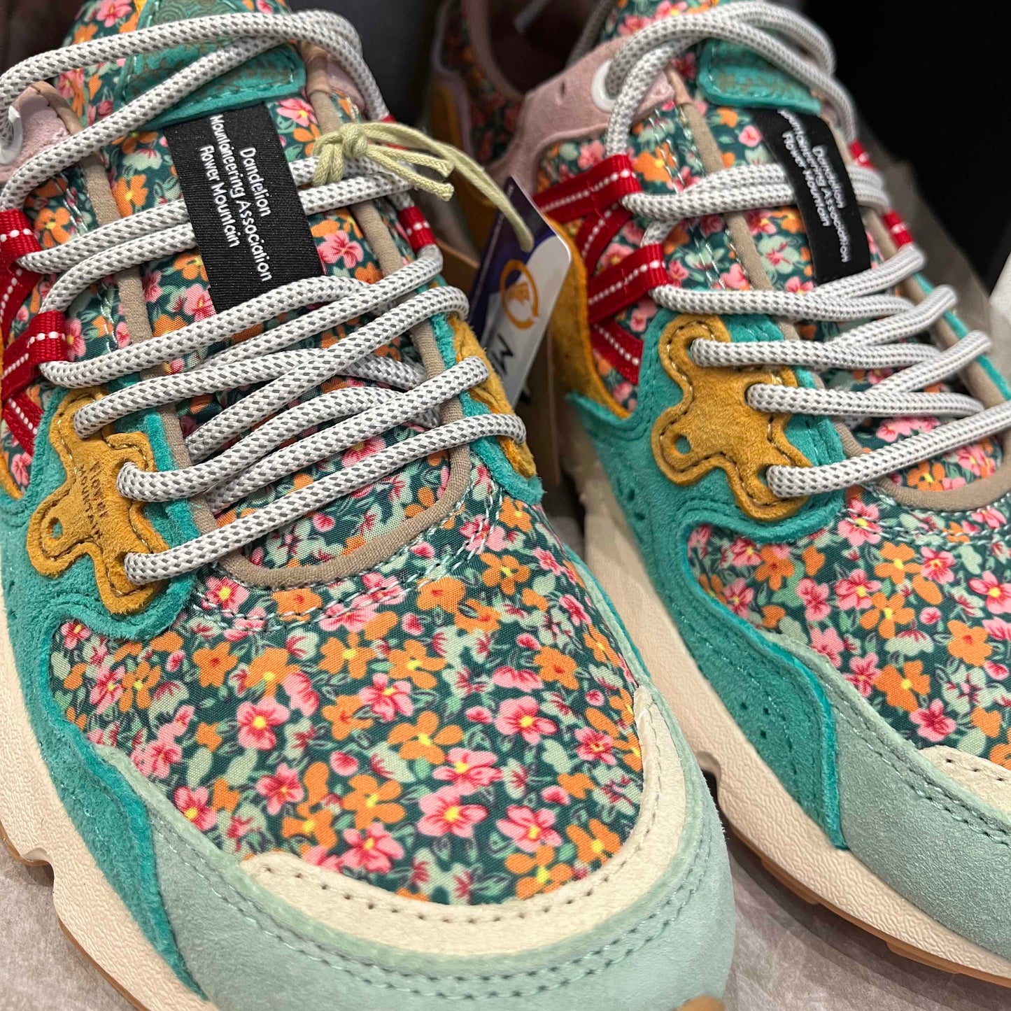 Flower Mountain W' Yamano 3 Suede/Nylon Light Green-Carabi-Zucca