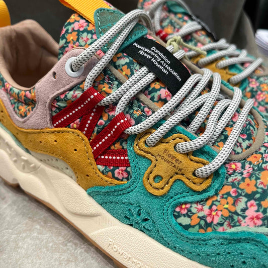 Flower Mountain W' Yamano 3 Suede/Nylon Light Green-Carabi-Zucca