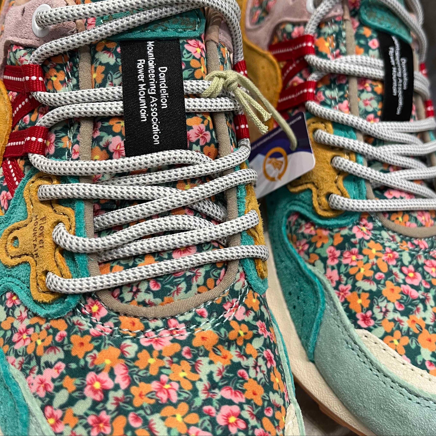 Flower Mountain W' Yamano 3 Suede/Nylon Light Green-Carabi-Zucca