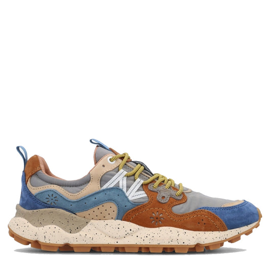 Flower Mountain Yamano 3 Suede / Nylon - Brown / Deep Petrol / Light Blue