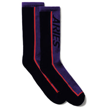 Load image into Gallery viewer, Aries Credit Card Sock Purple
