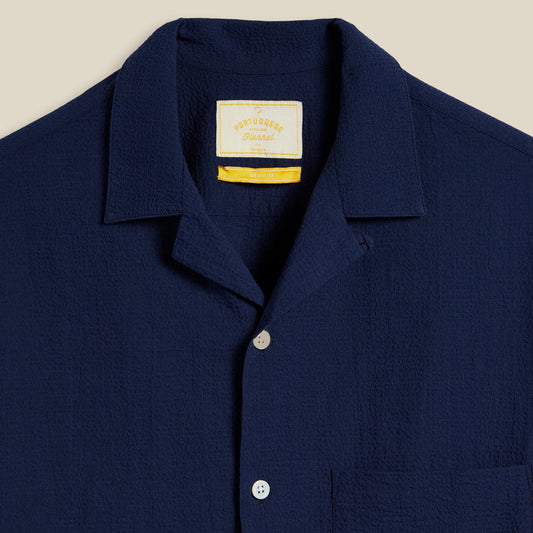 Portuguese Flannel Salva Navy