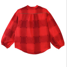 Load image into Gallery viewer, L.F.Markey Gale Shirt Red Gingham
