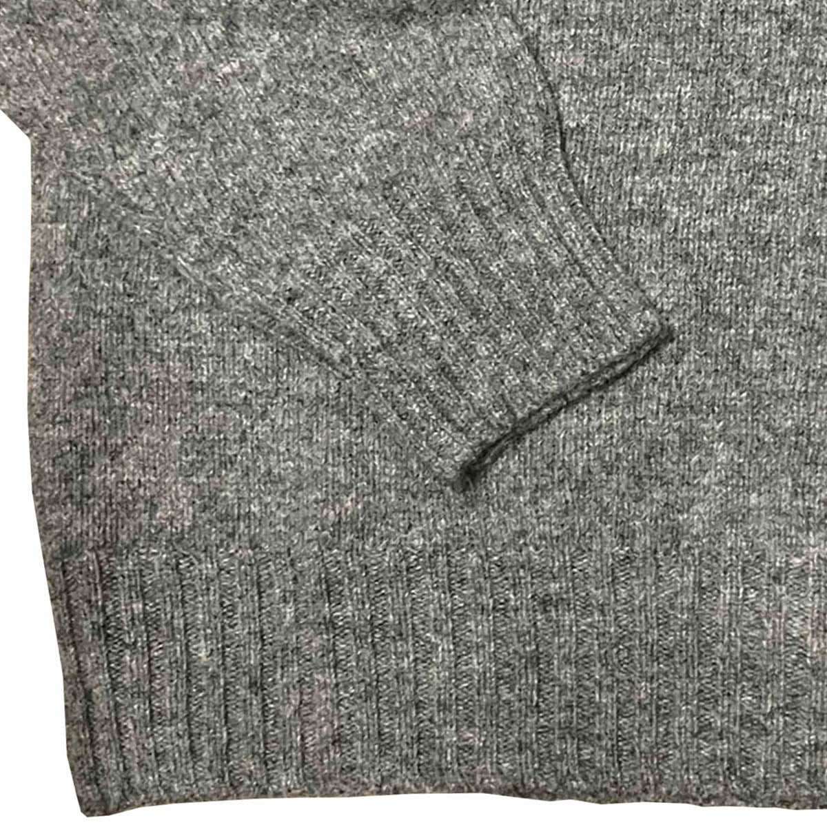 Hartford Shetland Wool Crew Knit Grey