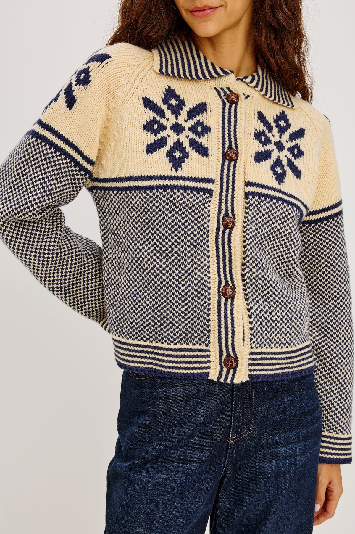 Rails Hilde Cardigan Snowflake