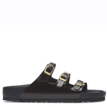 Load image into Gallery viewer, Birkenstock Florida Fresh Patent  Leather High Shine Black
