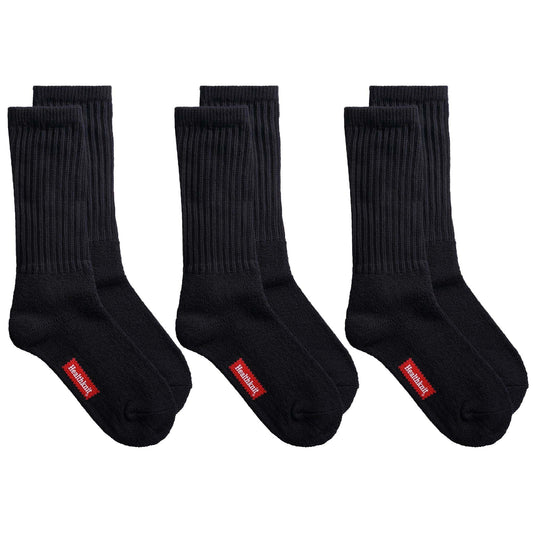 Healthknit Socks 3 Pack Black