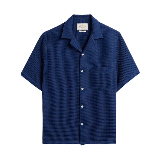 Portuguese Flannel Honeycomb Blue
