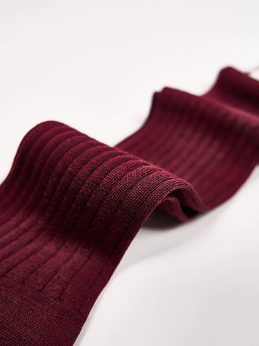 Hermani Merino Wool Knee-High Bordeaux