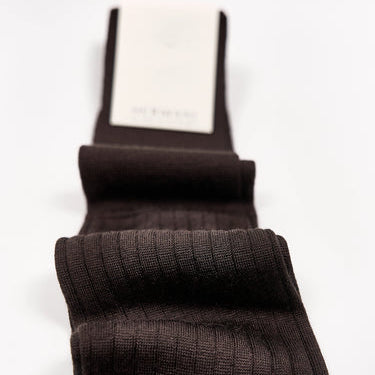 Hermani Merino Wool Knee-High Marrone