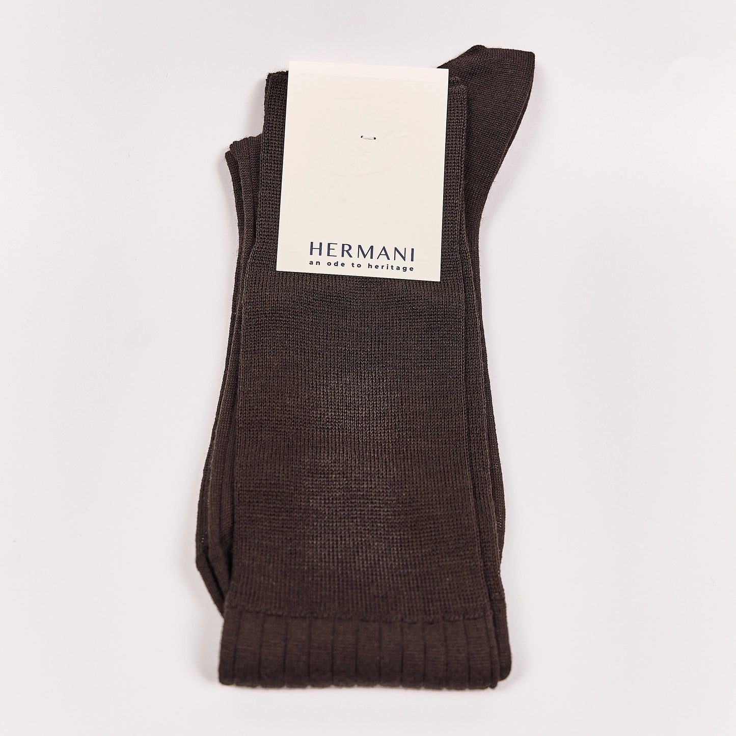 Hermani Merino Wool Knee-High Marrone