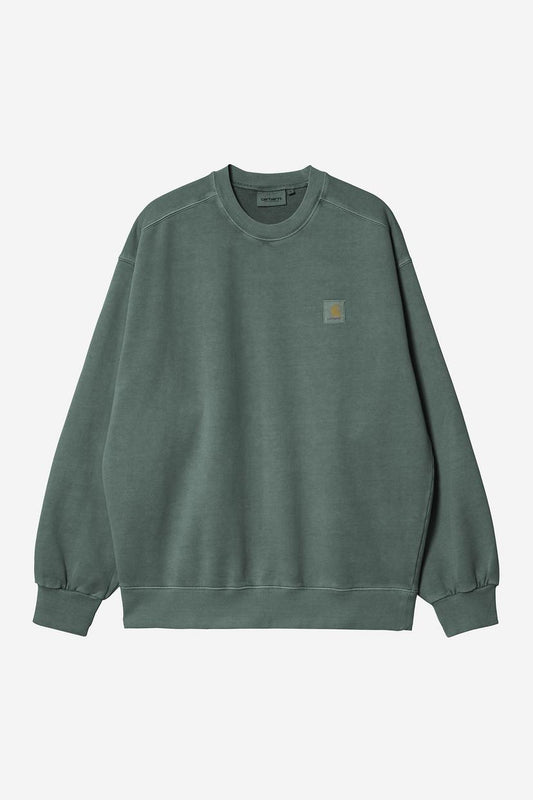 Carhartt WIP Vista Sweat Dark Scarab garment dyed