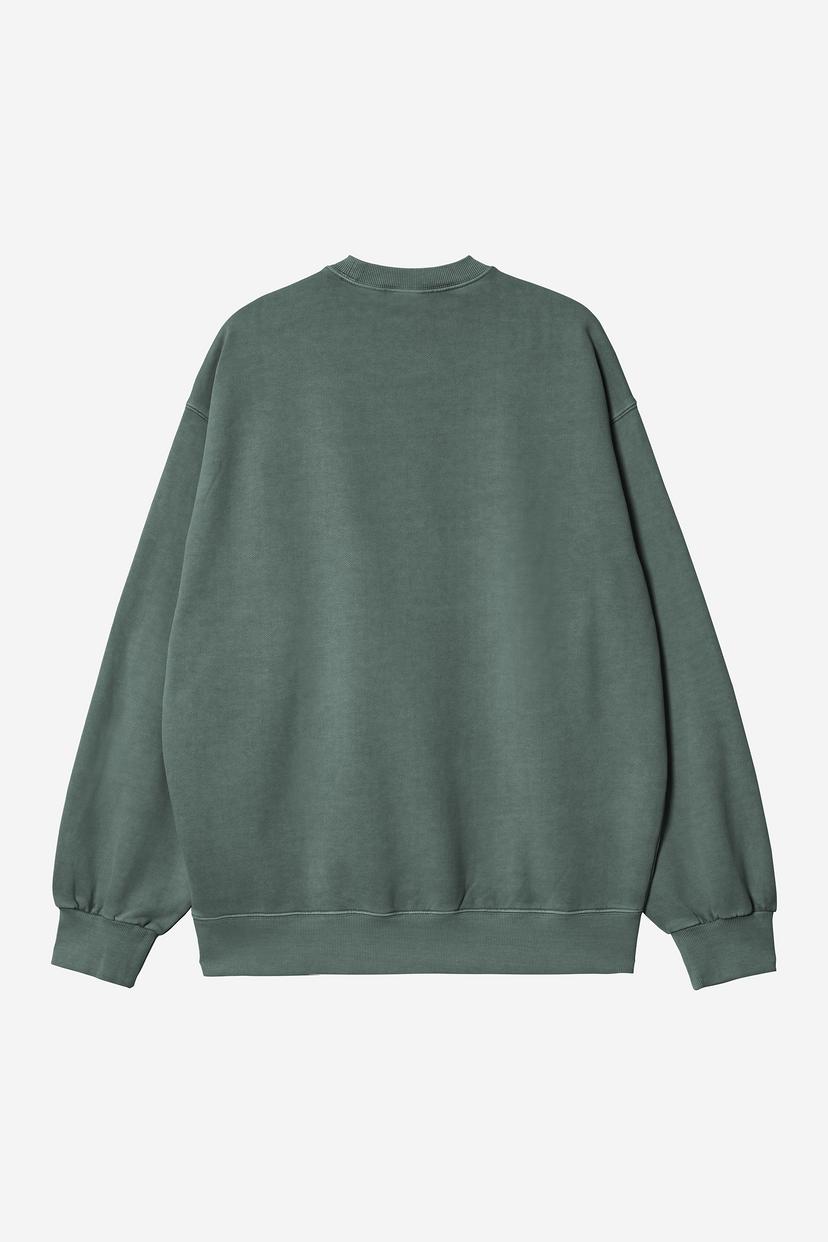 Carhartt WIP Vista Sweat Dark Scarab garment dyed