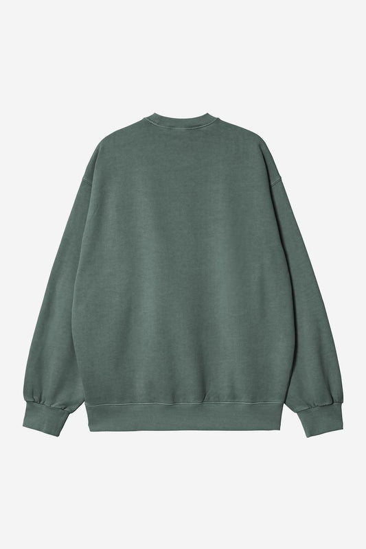 Carhartt WIP Vista Sweat Dark Scarab garment dyed