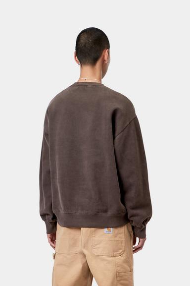 Carhartt WIP Vista Sweat Tobacco garment dyed