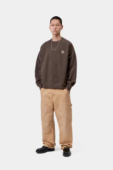 Carhartt WIP Vista Sweat Tobacco garment dyed