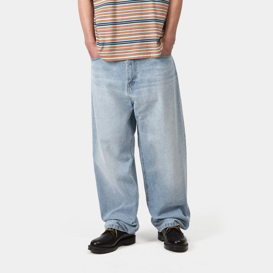 Carhartt WIP Landon Pant Blue heavy worn bleached