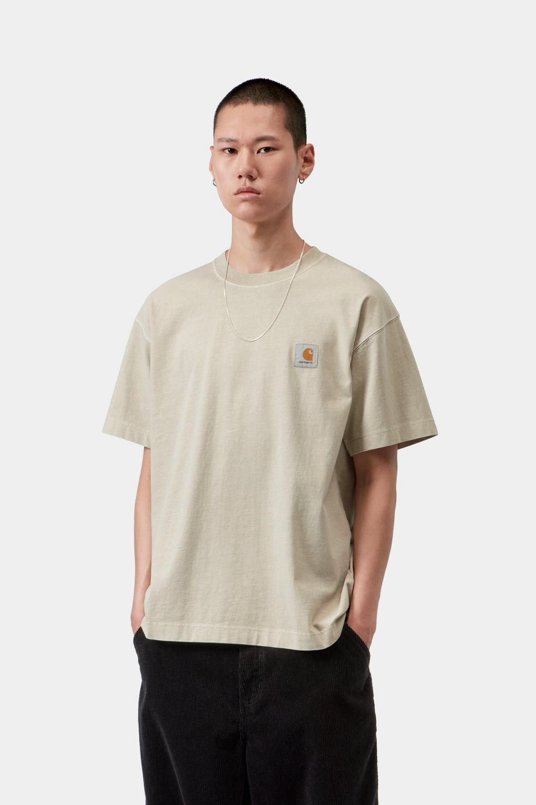 Carhartt WIP S/S Vista T-shirt Fleur De Sel garment dyed