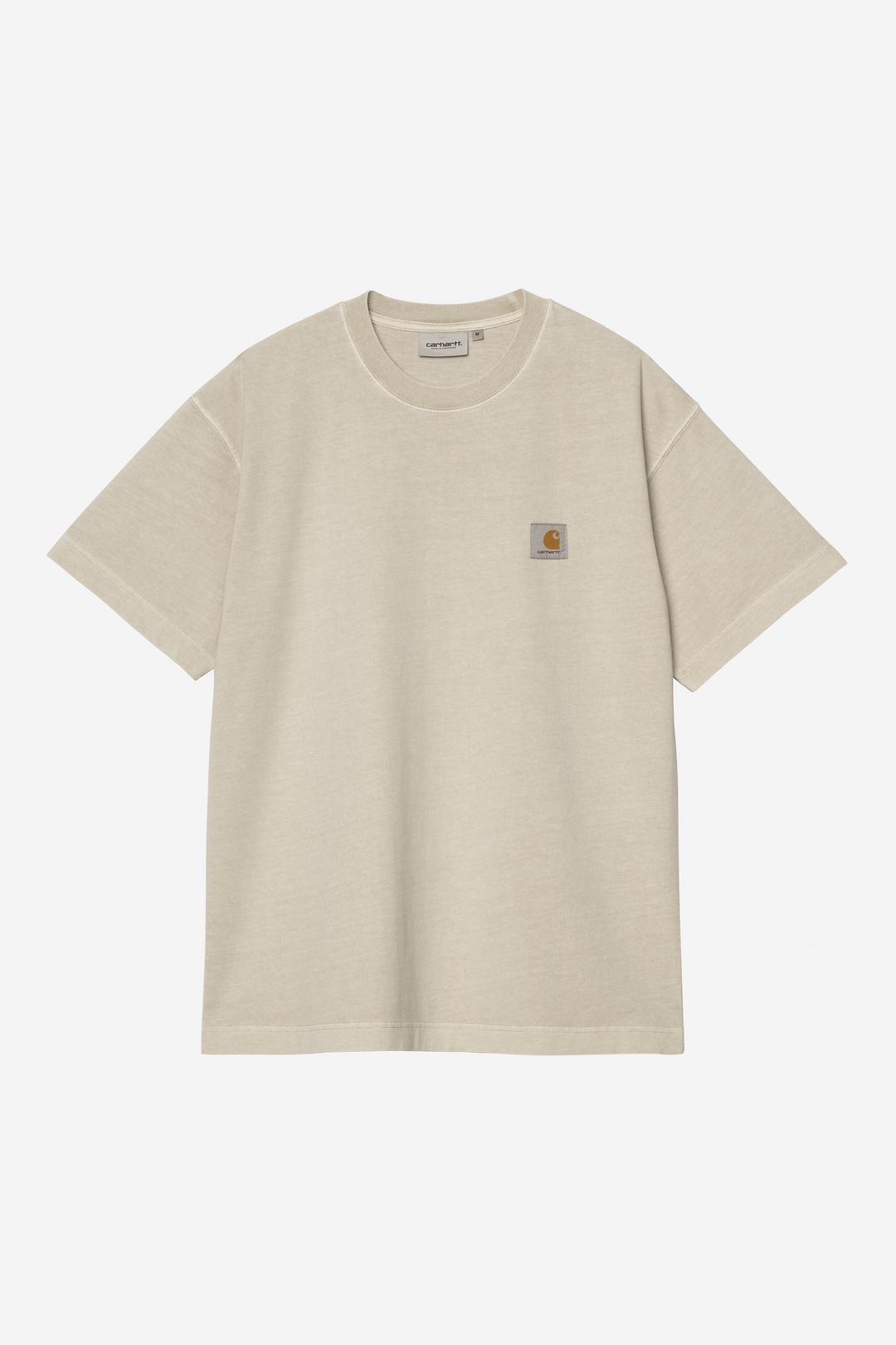 Carhartt WIP S/S Vista T-shirt Fleur De Sel garment dyed
