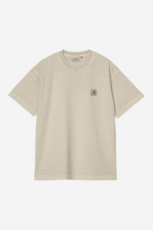 Carhartt WIP S/S Vista T-shirt Fleur De Sel garment dyed
