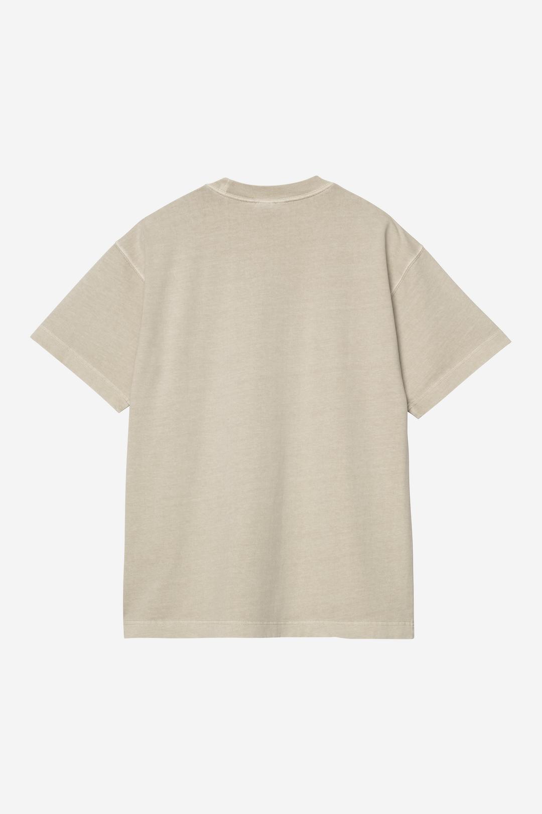 Carhartt WIP S/S Vista T-shirt Fleur De Sel garment dyed