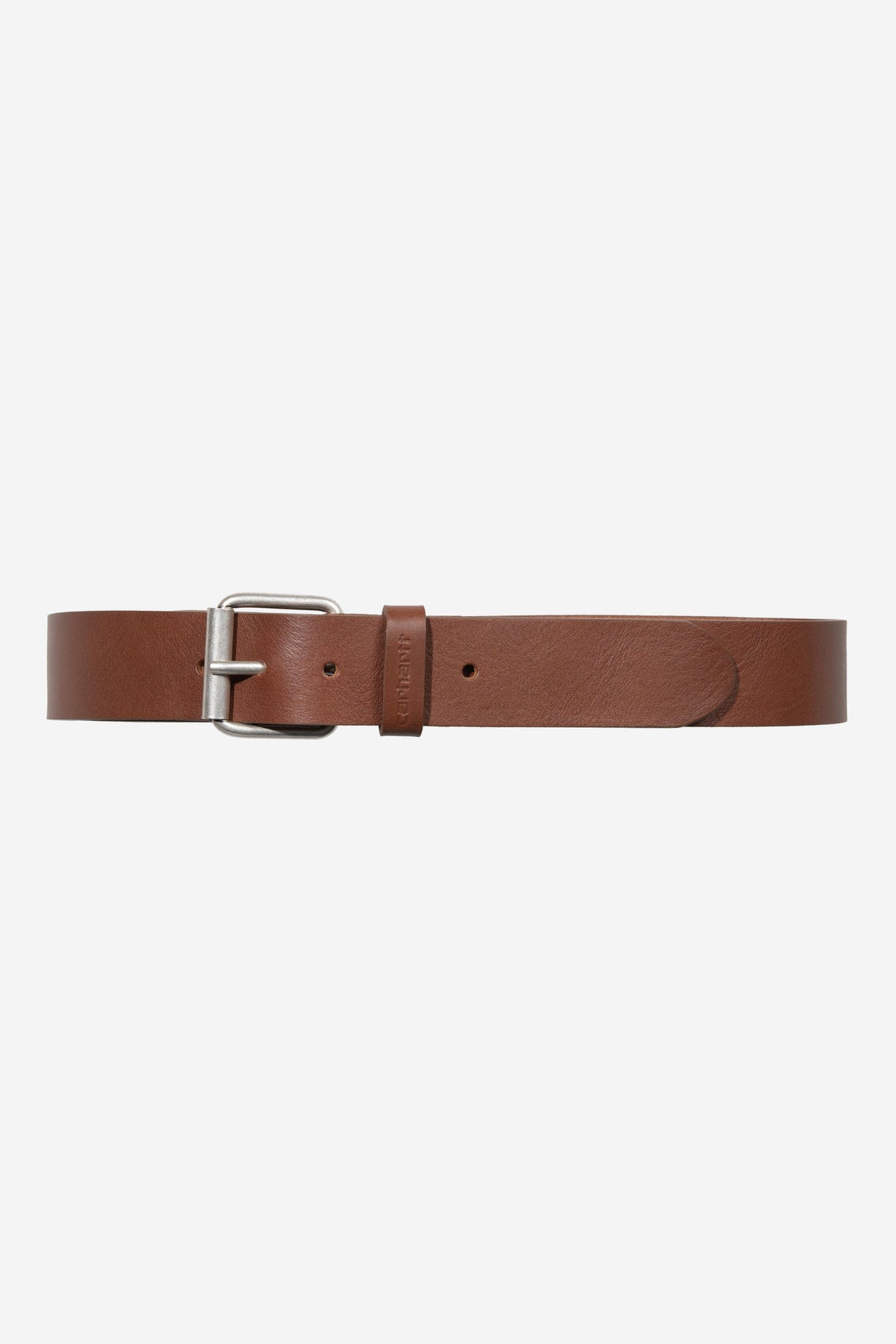Carhartt WIP Script Belt Leather Cognac / Silver