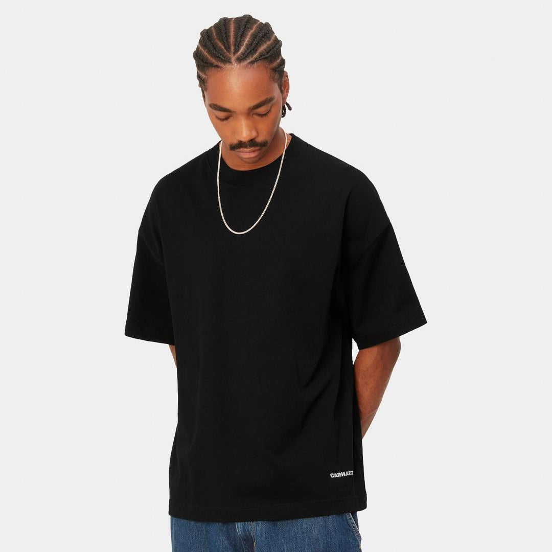 Carhartt WIP S/S Link Script T-Shirt Black / White