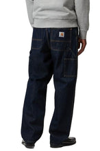Load image into Gallery viewer, Carhartt WIP Single Knee Pant Blue (Rinsed)
