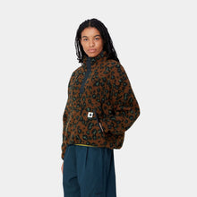 Load image into Gallery viewer, Carhartt WIP W&#39; Elliot High Neck Liner Camo Leo Jacquard / Tamarind
