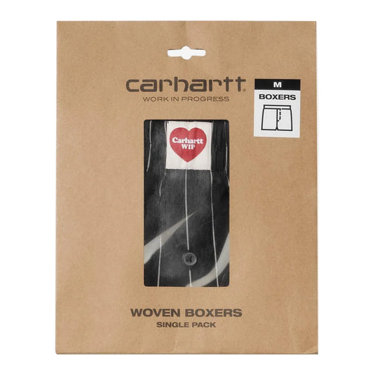 Carhartt WIP Cotton Boxer Seaton Stripe Print Black / Wax