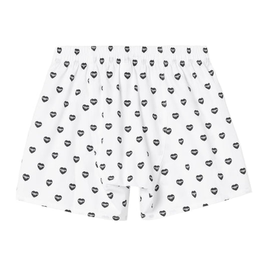 Carhartt WIP Cotton Boxer Heart Print White / Black
