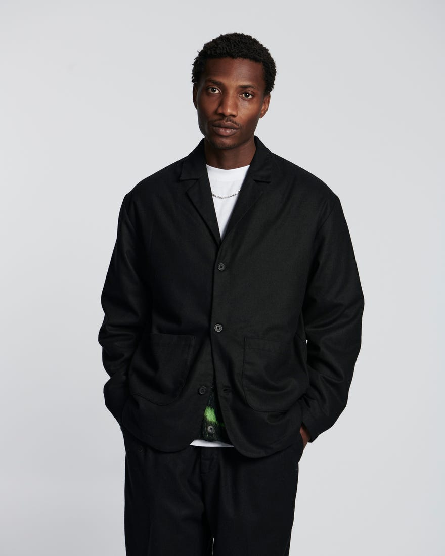Edwin Edison Blazer Black – Supra