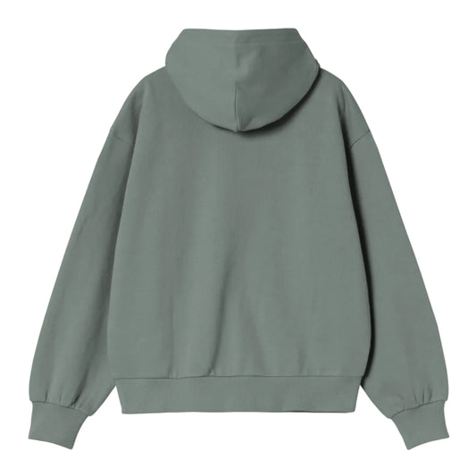 Carhartt WIP W' Hooded Casey Sweatshirt Velvet Green / Silver