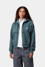 Load image into Gallery viewer, Carhartt WIP W&#39; Hooded Nelson Jacket Deep Lagoon
