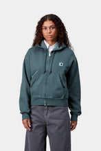 Load image into Gallery viewer, Carhartt WIP W&#39; Hooded Nelson Jacket Deep Lagoon
