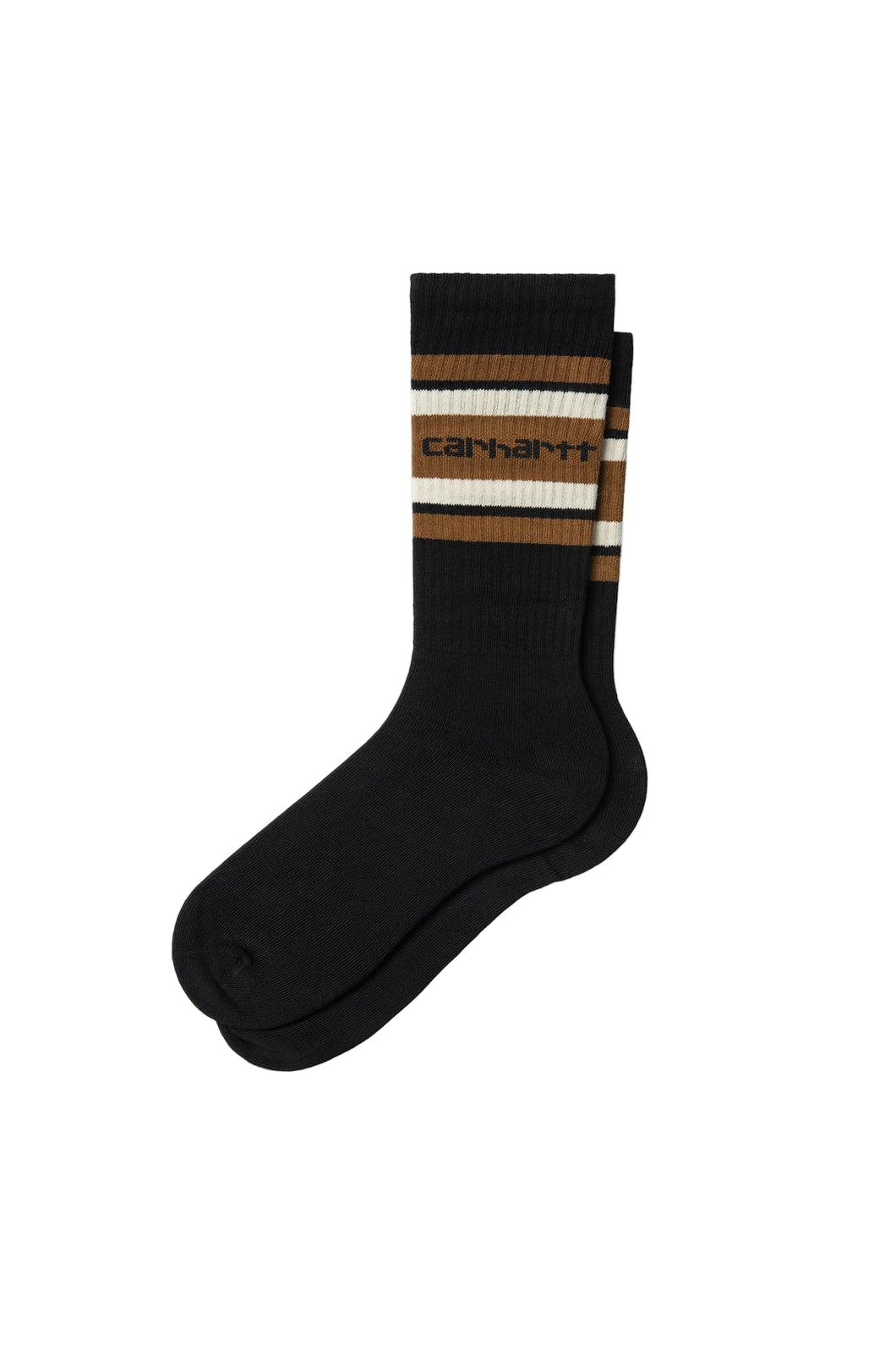 Carhartt WIP Connors Socks Black / Hamilton Brown
