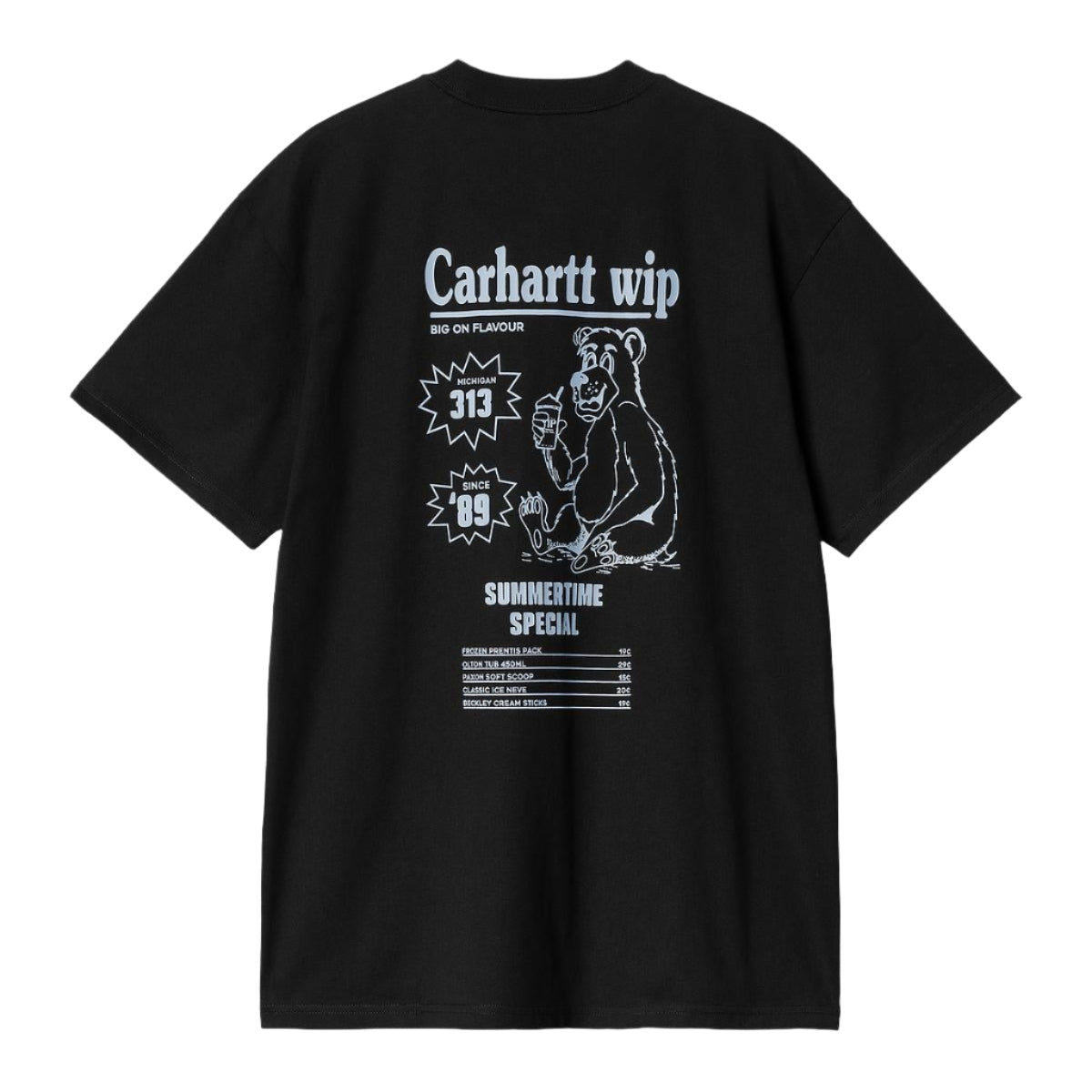 Carhartt WIP S/S Catalogue T-Shirt Black / Bluebi
