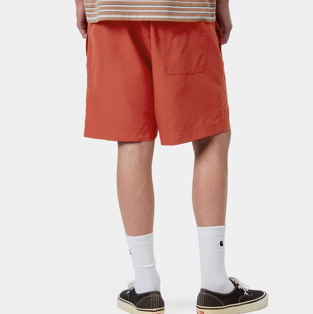 Carhartt WIP Chase Swim Trunks Oxide Red / Gold