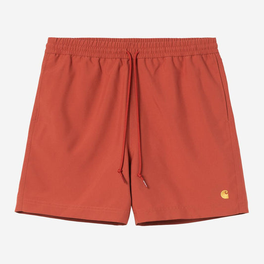 Carhartt WIP Chase Swim Trunks Oxide Red / Gold