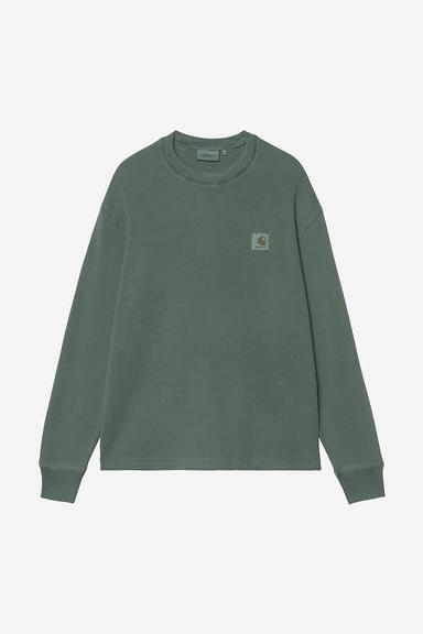 Carhartt WIP L/S Vista Waffle T-Shirt Dark Scarab Garment dyed