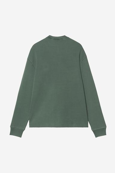 Carhartt WIP L/S Vista Waffle T-Shirt Dark Scarab Garment dyed