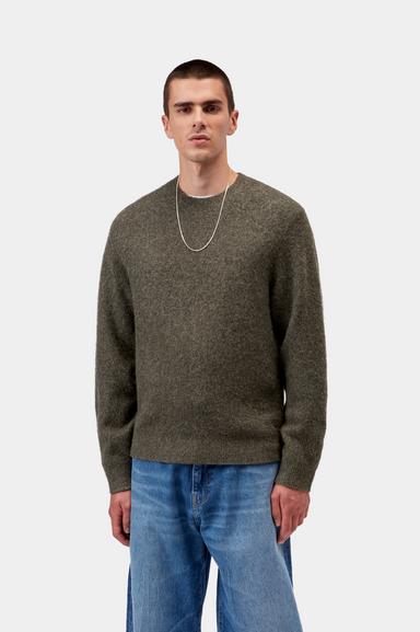 Carhartt WIP Curtis Sweater Tangled Shungite