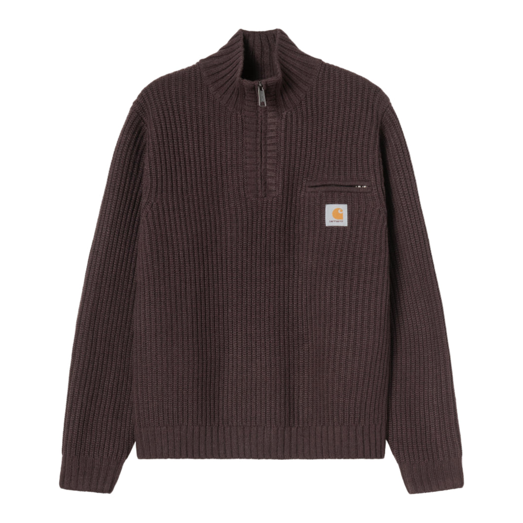 Carhartt WIP Detroit Half Zip Sweater Palisander
