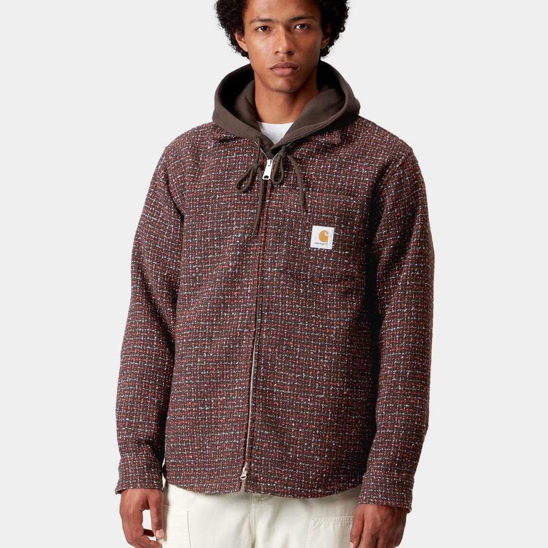 Carhartt WIP Bellamy Shirt Jac Tobacco