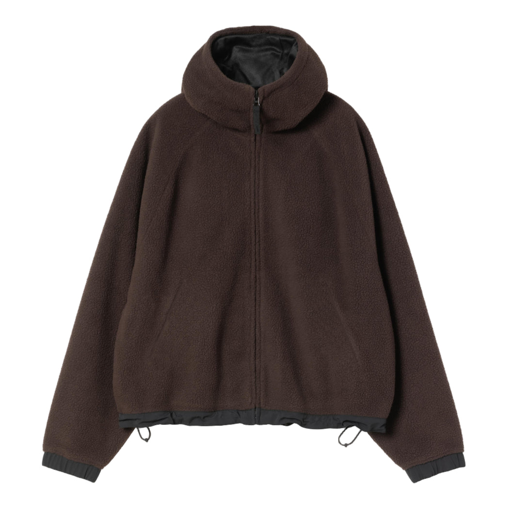Carhartt WIP W' Hooded Helix Fleece Jacket Palisander / Black