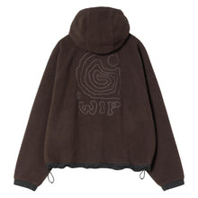 Load image into Gallery viewer, Carhartt WIP W&#39; Hooded Helix Fleece Jacket Palisander / Black
