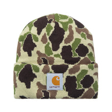 Load image into Gallery viewer, Carhartt WIP Camo Duck Beanie

