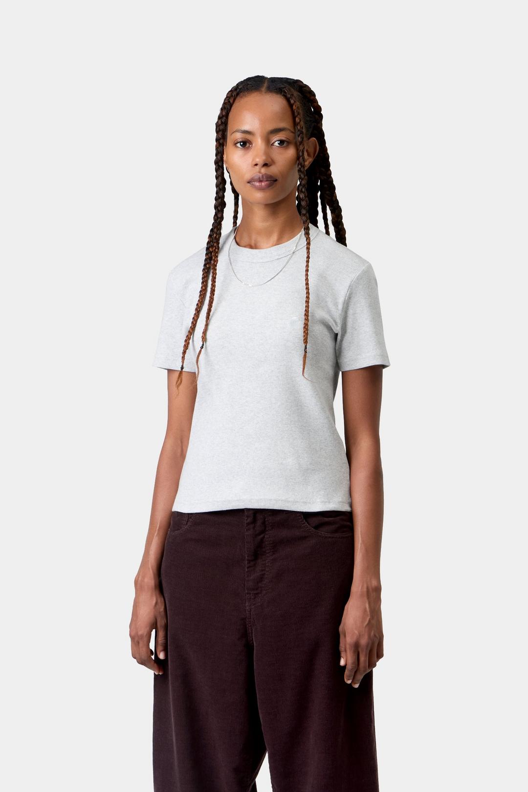 Carhartt WIP Women's S/S Philipa T-Shirt Ash Heather