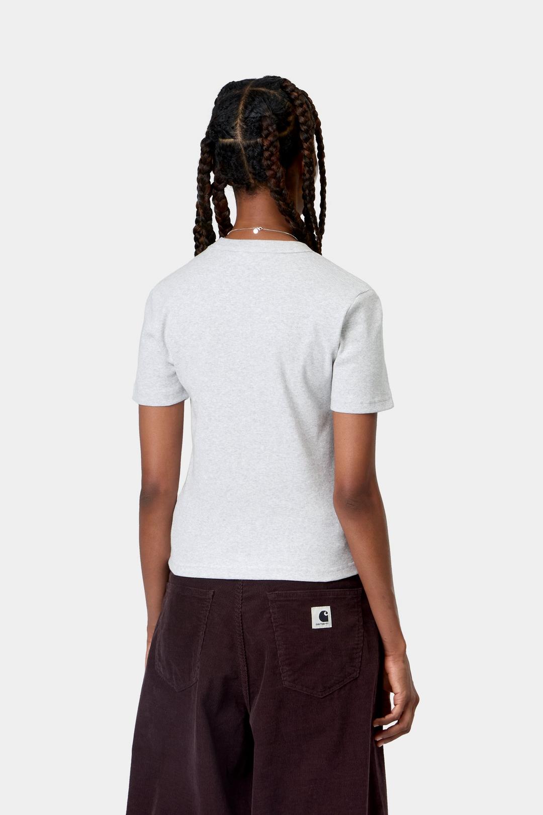 Carhartt WIP Women's S/S Philipa T-Shirt Ash Heather